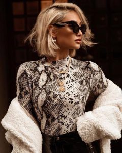 Snake skin fashion